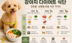 강아지 다이어트 식단 어떻게 해야 할까? 비만 원인부터 견종별·상황별 맞춤 식단 관리 방법 총정리!